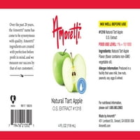 Amoretti - prirodni tart Apple ulje Rastvoble 1. LBS - visoko koncentriran i savršen za pecivo ili slane aplikacije, konzervans besplatan, vegan, košer pareve, TTB odobren, ne-GMO