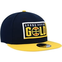 Muška nova Era Navy Gold Grand Rapids Gold - NBA G ligalica 9FIFFY snapback šešir - OSFA
