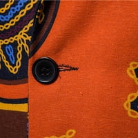 Muški kaputi i jakne za čišćenje muške jesenje i zimske modne ležerne prilike etničkog stila Print Stitch Slim odijelo Flash bljeskalica 10