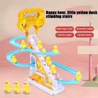 KidLove Little Yellow Patka Pen Stepenice Igračke Električni gusjenični stepenice Roller Coaster Toy