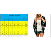 Women Cardigan cvjetni printski plaža Šifon labavi Kimono Capes Jesenski kardigani za žene Trendy