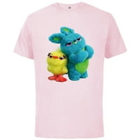 The Disney Pixar Toy priča Ducky i zeko tvrda Pose majica - pamučna majica kratkih rukava za odrasle - prilagođeno-meka ružičasto