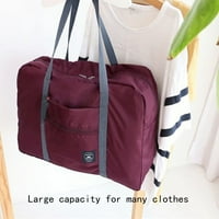 Sklopivi turistički duffel bag tote nosite na prtljagu na dufflender preko noći za žene i djevojke