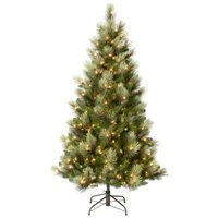 Nacionalna stabla kompanija Prva tradicija Predslikana Charleston Pine Snowy božićna drvca sa zglobnim
