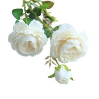 Umjetno cvijeće Slonovače Ruže, lažni Fau Peony Rose Cvijet za svadbenu zabavu Domaći ukrasi