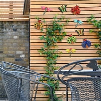 3D metalni leptir Dragonfly Ladybug zidni dekor dvorište Dizajn umjetnosti Domaći dekor