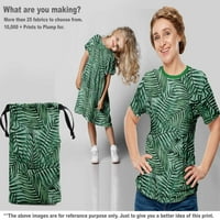 Onuone pamučna kambrična zelena tkanina odlazi na DIY odjeću prekrivajući tkaninu za ispis širine dvorišta
