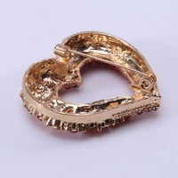 Broš igle za žene modni zlatni cvjetni srčani nakit nakita