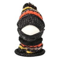 Pletene sajmove Isle nordijski bobble pom Beanie Hat DZ