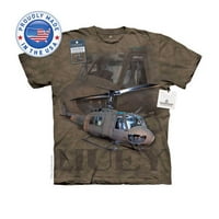 S armijom Huey odrasli majica helikopter helikopter Sjedinjene Države planina