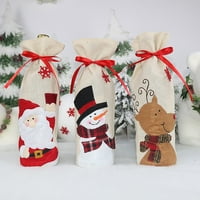 Božićni materijal Crvena boca pokrivaju stari man snjegović crvena torba Domaćinstvo Domaćinstvo Božićne ukrase Yutnsbel