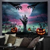 Halloween pokrivač Bohemian prekrivač po pozadini umjetnost Print zid viseće šarene trokrevetne spavaće