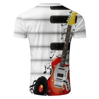Muška majica muški casual okruglica s kratkim rukavima 3D print T majica za bluzu majica majica