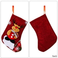 Mali viseći Velike čarape Candy Socks Božićni ukrasi Kućni odmor Božićni ukrasi