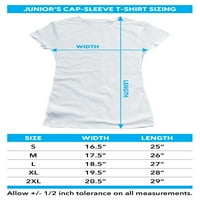 JLA - Nightwing - Juniors TEEN Girls CAP majica s rukavima - mala