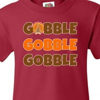 Majica za mlade inktastične Gobble Gobble Gobble