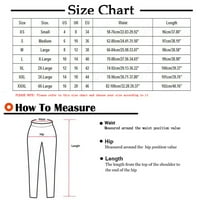 Žene pune dužine hlače za čišćenje čvrstih visokih kanta za hlače sa visokim strukom dugačke pantske