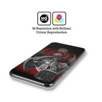 Dizajni za glavu Službeno licencirano Anne Stokes Tribal Gothic Dragon Soft Gel Case kompatibilan sa Apple iPhone XS max