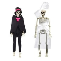 Prinxy Halloween Skelets Propes Skeleton Simulacija Human reprilni realistični ukras za ukrašavanje