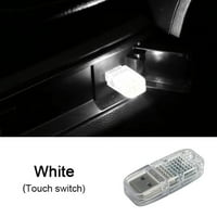 MINI USB Car LED atmosfera Light 5V dodirni prekidač Dekorativna lampica Universal