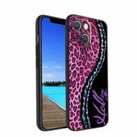 COLORAL-Leopard-Curvy Telefon za telefon za iPhone za žene Muška Pokloni, Mekani silikonski stil otporan na udarce - šarena-Leopard-Curvy futrola za iPhone 13