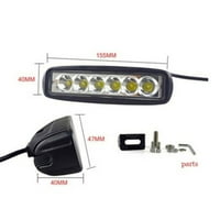 1 Vodootporni auto offroad za suv kamion 18W LED bar poplava DRL reflektor Car Rad lampica svjetla