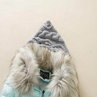 Jakne za žene Modni čvrsti povremeni deblji zimski kaput s tankim kaputom