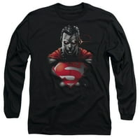 Superman DC stripovi toplinski vid Nabijeni odrasli majica s dugim rukavima TEE