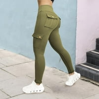 Iopqo gamaše za žene joga hlače Radna odjeća Fitness hlače Ženske visoke elastične teške joge hlače