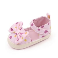 Eczipvz Toddler Cipele Toddler Cipele Bowknot Heart Prints Soft Soled Nelištačke čarape za cipele za bebe Podne cipele ScOws Proljeće i sjajne cipele
