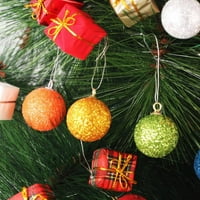 Sweetcandy Božićni ukrasi Božićne baubele Chic okrugle božićne kuglice ukrase novogodišnje ukrašavanje