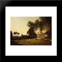 Croquet na travnjaku Framed Art Print Davida Johnsona