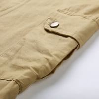 IOPQO Cargo Hlače za muškarce Muške hlače Color Jesenske pantalone Cargo Solid Ležerne prilike za muške tetherne hlače Muške hlače Teretne hlače Khaki XL