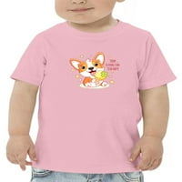 Slatka Corgi Puppy W Sladoled Majica Toddler -Image by Shutterstock, Toddler