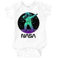 Astronaut Dab na mjesecu smiješne romper dječake ili djevojke dječje dječje brine za bebe 6m