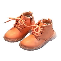 Daefulne čizme za snijege za djevojke zimske tople stane cipele na otvorenom ne klizne čizme za mališane dječje malo unise narančasto 10c