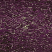 Ahgly Company u zatvorenom pravokutniku, purple ljiljana ljubičasta prostirke, 2 '5'