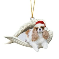 Božićni ukrasni pas privjesak kreativni novi anđeo privjesak božićno drvo ukrasni dodaci rekviziti