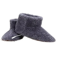 Tenmi Muška udobnost SOCK Sliper Kuća lagana klizanje na zimskoj toplinoj obućnici Kućne cipele u zatvorenom kućnu cipele Grey