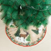 Njspdjh prije božićnog božićnog drveća suknja ukras promjer božićnog drveća donji ukras