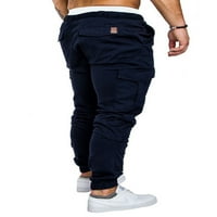 Muške mršave teretne hlače Slim Fit Jogger konusne hlače na otvorenom plus veličine Duksevi sa džepovima