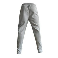 Ljetno čišćenje muške hlače u trendovskim ljetnim muškim šljokicama lagane pune hlače svijetlosive boje xxl