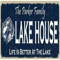 Porodični jezero Parker Potpiši Metalni ribolov Kabina Decor 108240101051