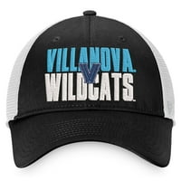 Muški vrh svijeta Crno bijelo Villanova WildCats Stockpile Trucker Snapback Hat - OSFA