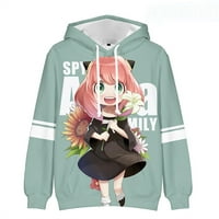 × Porodična anime hoodie Muškarci Žene Kids 3D s kapuljačom sa kapuljačom Cosplay kostim