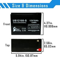 - Kompatibilni Izip Trailz Al baterija - Zamjena UB12100-S univerzalna brtvena list akumulatorska baterija