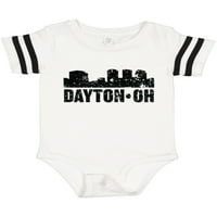 Inktastična Dayton Skyline Grunge poklon Baby Boy ili Baby Girl Bodysuit