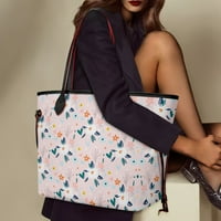 Kompleti za ručne torbe cvijeće uključuju dugi novčanike s velikim kapacitetom ručke torbe na rame za dame i torbice za dame