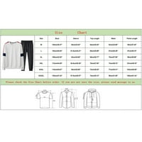 SNGXGN Muški setovi odjeća jogging sportski odijelo za muškarce odjeće, bijela, veličine 2xl