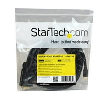 Startech.com FT Mini DisplayPort do VGA adapter kabela - MDP u VGA video pretvarač - Mini DP do VGA kabela za MAC PC - crni